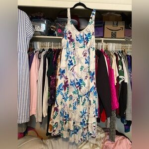 Ingrid+Isabel long floral maternity dress